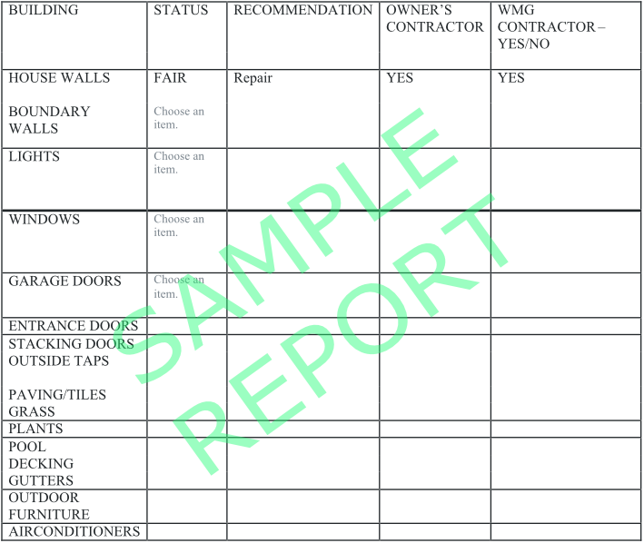 SAMPLE
REPORT
